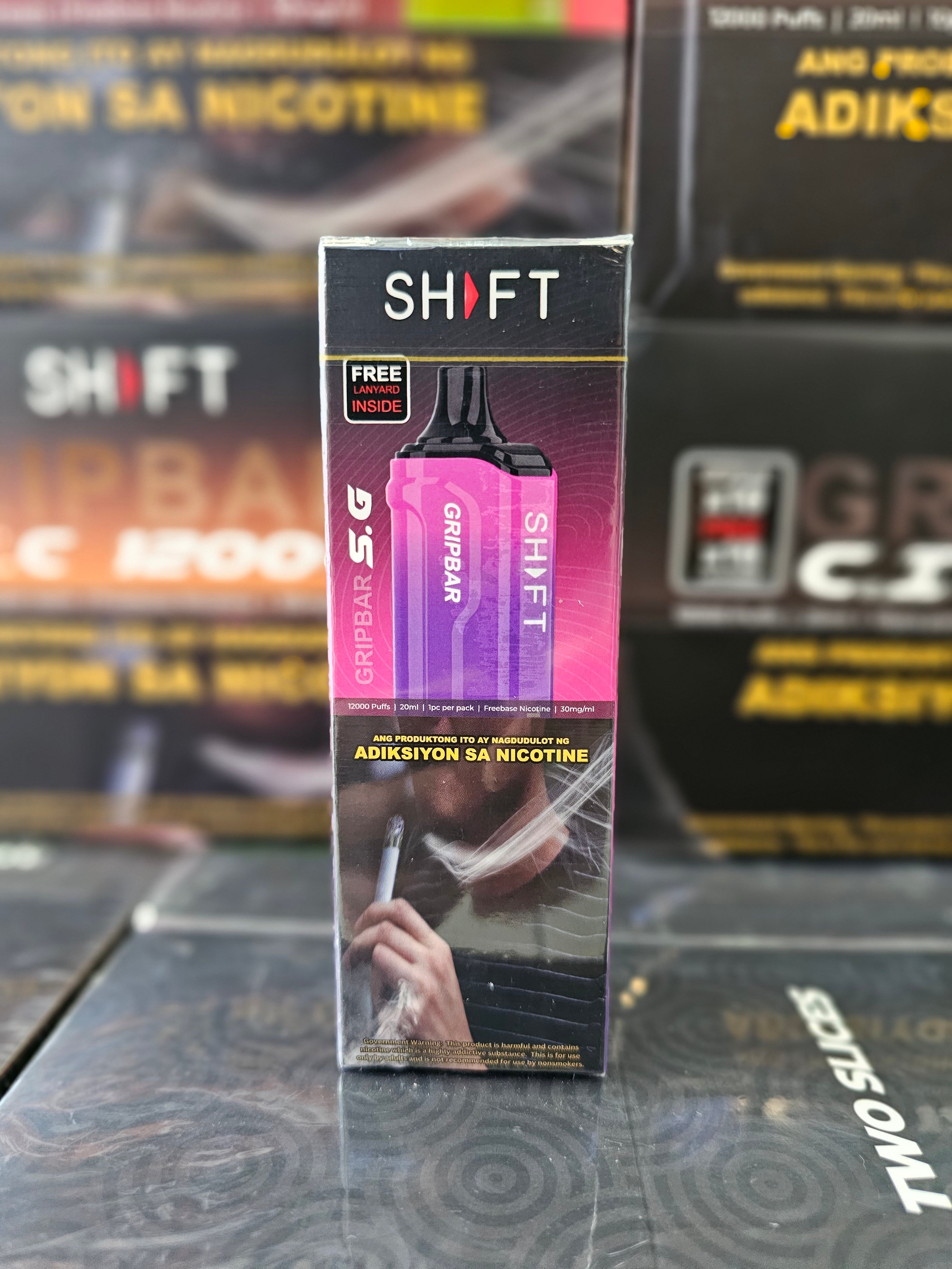 Shift Gripbar 5mg 12000 Puffs Disposable Vape – Puff Supply Philippines