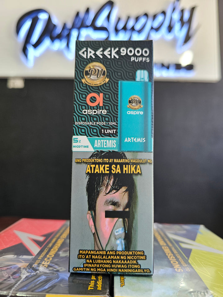 Greek 9000 Puffs Disposable Vape